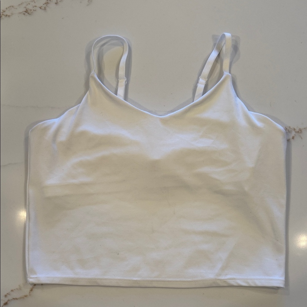 Athleta Girl White Athletic Top XXL